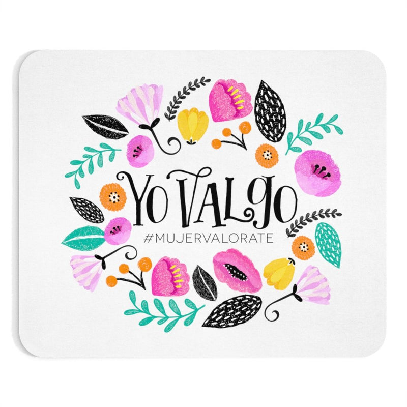 Yo Valgo - Letra Negra - Mousepad